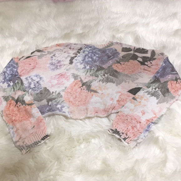 NWOT Show Me Your Mumu Cropped Varsity KnitSweater - Picture 8 of 11